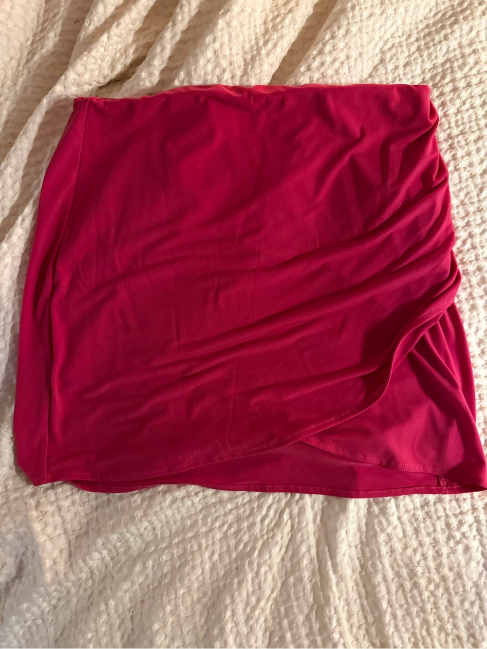 Express Bright Pink Mini Skirt